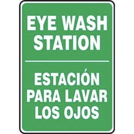 Accuform BILINGUAL ANSI ISO SAFETY SIGN FIRST SBMFSD594MXT